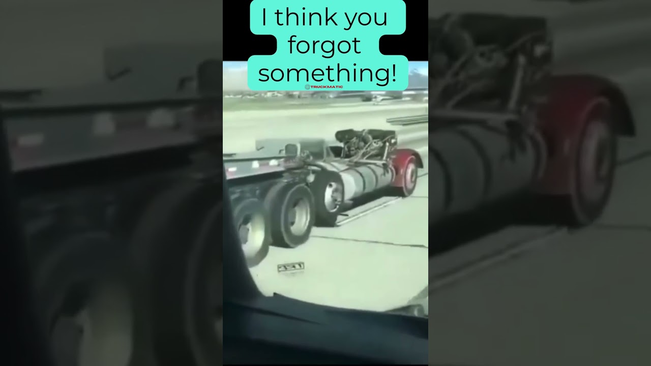 Trucking disaster: driver loses control of his trailer in epic fail caught on camera
