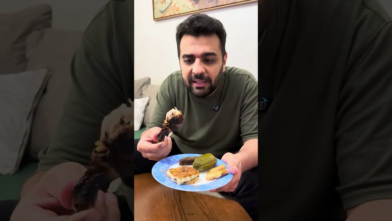 لما مراتك تعملك بواقي اكل رمضان 😅