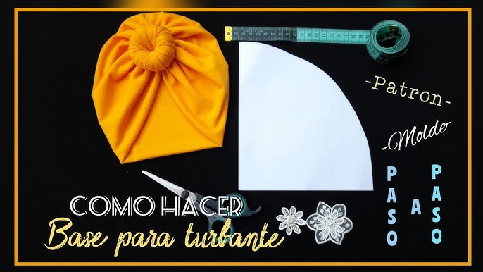 aprende hacer turbante para bebés en 2 estilos fácil y rápido