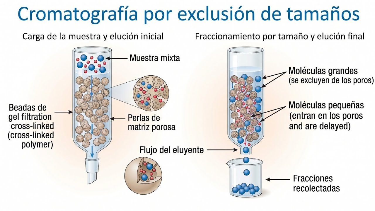 obtencion de epithalon por cromatografia 📈 CROMATOGRAFÍA EXCLUSIÓN TAMAÑOS🌈 [BIOWOMAN] Green