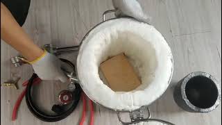 LSMIITTH Installation of double  burner forging furnace