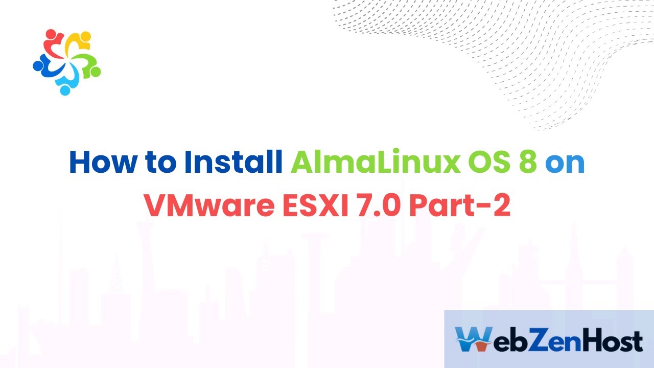 How to install AlmaLinux OS 8 on VMWare ESXi step by step Part-2 - YouTube