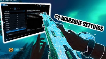 *NEW* BEST settings and loadouts in WARZONE that made me drop 120 Kills!