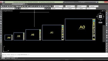 Page setup in AutoCAD ( A0, A1, A2, A3, A4) by Khmer Knowledge