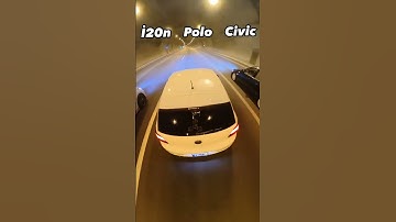 Thumbnail of Drag race 😍😍 I Polo vs I20n vs Civic 😱😱😱 | Volkswagen vs Hyundai vs Honda  | Feel the exhaust sound
