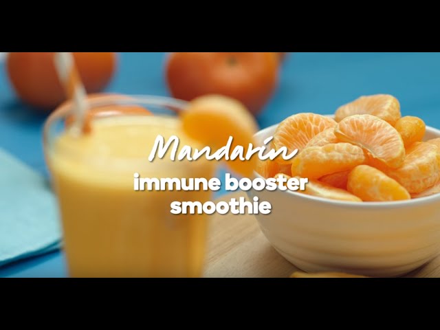 Mandarin u0026 Banana Smoothie | Woolworths class=