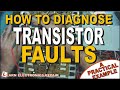 How To Diagnose Faults In Transistor Circuits - A Practical Example Samson TXM16 1000W Powered Mixer