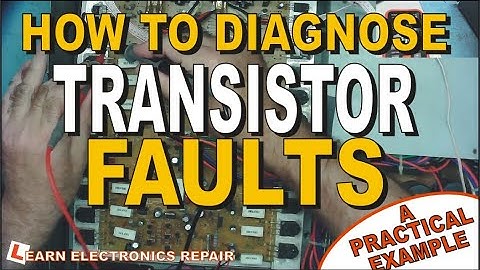 How To Diagnose Faults In Transistor Circuits - A Practical Example Samson TXM16 1000W Powered Mixer