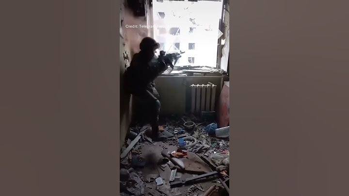 Ukrainian soldier narrowly avoids flying bullet
