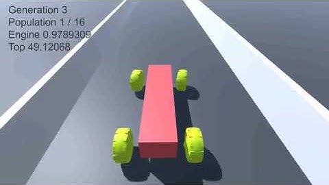 Neural network driving a car in Unity