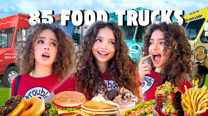 Kalogeras Sisters vs WORLDS LARGEST FOOD TRUCK CHALLENGE!