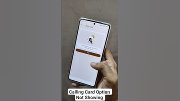Calling Card Option Not Showing Problem 2025 | Calling Card Option Not Showing in Phone Dialer