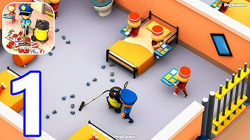 Prison Boss - Gameplay Walkthrough Part 1 Stickman Prison Boss Manager (Android, iOS)