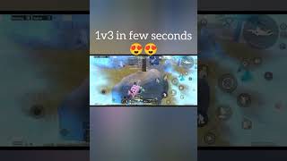 1v3 in few seconds #shorts #trending #pubgmobile #viral #ytshorts #youtubeshorts #pubg #montage