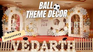 Score Big with Amazing Ball Theme Decor 🏀 #Balltheme #Ballthemedecor #Ballthemedecoration