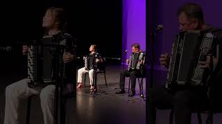 Maria &amp; Sergei Teleshev - Thunderstruck by AC/DC LIVE - Duo Two Accordions #rock  #music