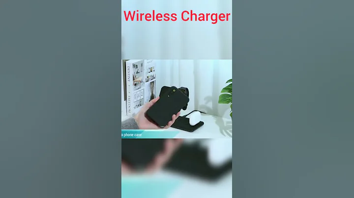 15W Qi Fast Wireless Charger Stand For iPhone 11 12 X 8 Apple Watch 4 in1 Foldable Charging. #Shorts