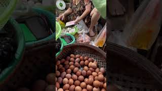 Old lady tell me duck eggs and chicken egg it cost different price | Cambodia life#short