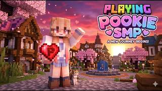 🔴 Minecraft Live |Building base| Playing Pookie Smp | Epic Adventure Begins!