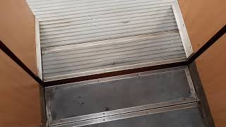 Paternoster (continuous moving) lift of Jahn Ferenc Hospital.