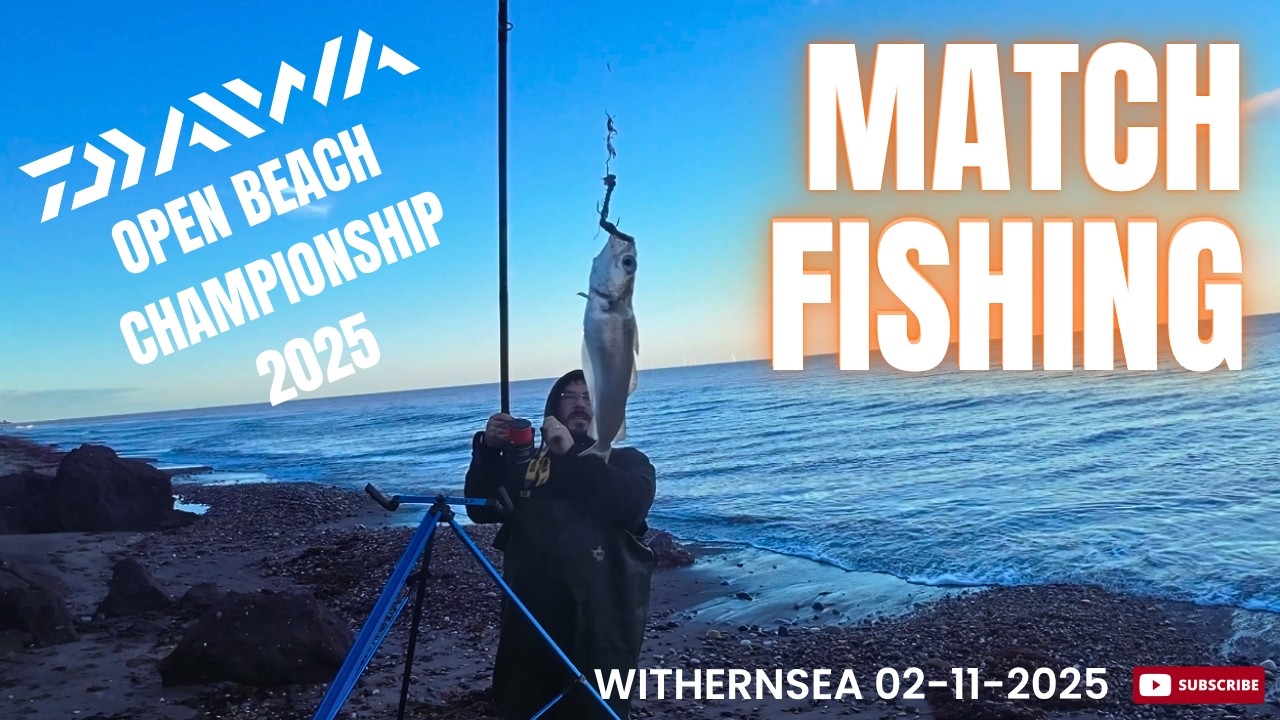 МАТЧ-РЫБАЛКА!!🎣На побережье Холдернесса | Открытый чемпионат Daiwa по пляжной рыбалке 2025 | 