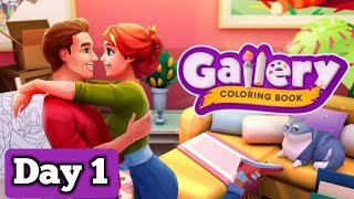Gallery: Coloring Book & Decor -Day 1- Gameplay Story screenshot 5