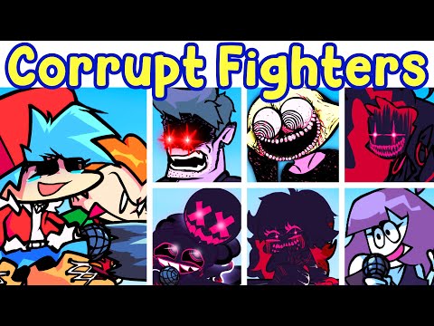 Friday Night Funkin': The Fighters but Reimagined Corrupted FNF Characters Cover [FNF Mod]