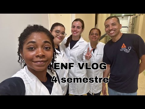 ENFVLOG #1 ENFERMAGEM VISITA TÉCNICA EM HOSPITAL + ROTINA DE ESTUDOS 4 SEMESTRE