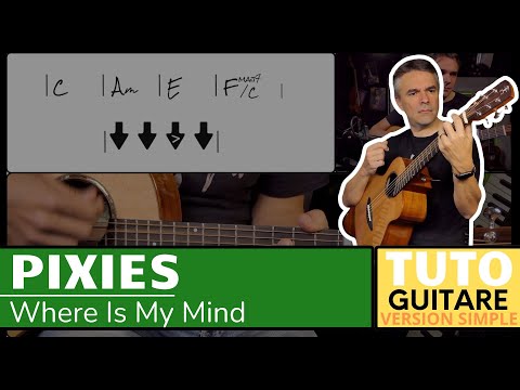 Where Is My Mind Guitar - Beginner Tutorial (Pixies)
