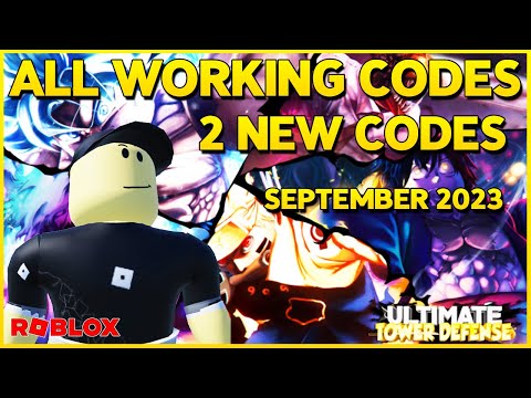 ✓NEW CODES✓ALL WORKING CODES for⚠️ULTIMATE TOWER DEFENSE⚠️Roblox September  2023⚠️Codes for Roblox TV 