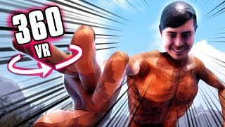 360° MrBeast CHASES you in Attack on Titan | VR Experience