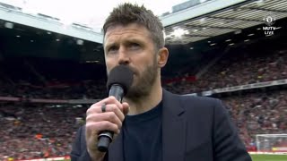 Michael Carrick end of season speech for Manchester United 