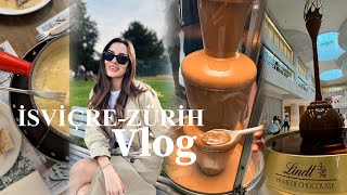 İSVİÇRE - ZÜRİH VLOG 🇨🇭 ⎜ Meşhur peynir fondü , YURTDIŞINDA HESAP 🤑 ÇİKOLATA FABRİKASI 🍫