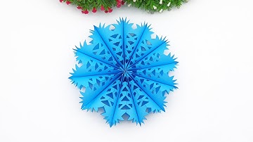 DIY Christmas Paper Snowflakes | Easy Paper Snowflake Tutorial