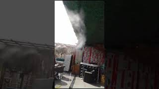 patio misting cooling system outdoor fogging cooling systm rooftop restaurant misting cooling system