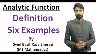 Analytic Function || Complex Analysis