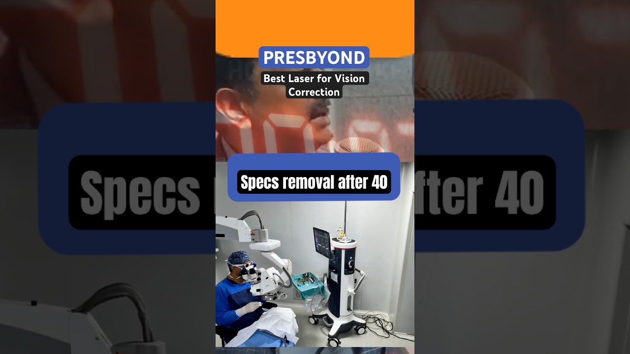 Presbyond: the breakthrough laser vision correction that’s redefining eye care after 40.