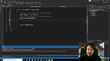 [Live Coding|C#] MySQL Connection Setup,Querys,Methods