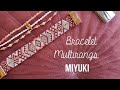 Tutoriel Bracelet Miyuki multirangs peyote impair avec fermoir Hiilos