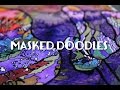 art journaling : masked doodle