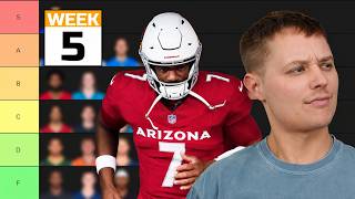 Week 5 Quarterback Rankings & Tiers