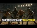 5 GLADIATORI che HANNO CAMBIATO il DESTINO del COLOSSEO di ROMA