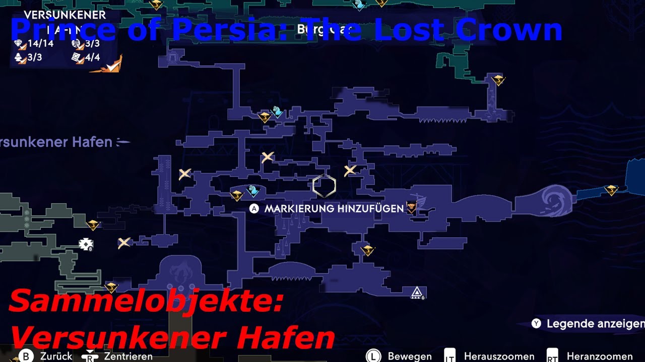 Prince of Persia: The Lost Crown Walkthrough - Sammelobjekte - Versunkener Hafen