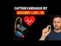 💓 Fabrique ton capteur de pulsations cardiaques avec Arduino ! (Tuto FR) + Soudure SMD,, Boîtier 3D