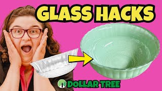 12 Dollar Tree Glass Hacks That Look EXPENSIVE! (Easy DIYs You’ll Actually Use)