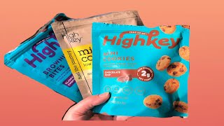 High Key mini keto cookies review
