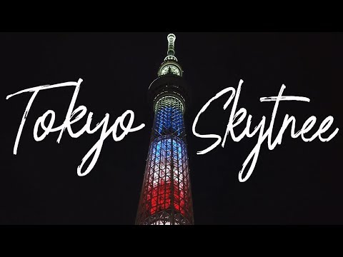 The rare moment: the Stars and Stripes colored TOKYO SKYTREE - 4K/Osmo Pocket