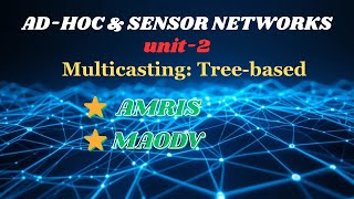 Celebrity Multicasting in Adhoc Networks | Tree-Based Methods: AMRIS & MAODV Explained ||unit2 Net Worth