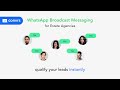 WhatsApp Broadcast Messaging for Estate Agencies