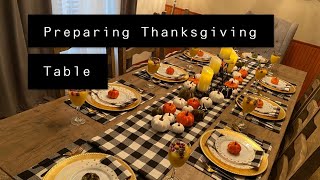 Preparing The Table of Thanksgiving | Lina Alzubaidi